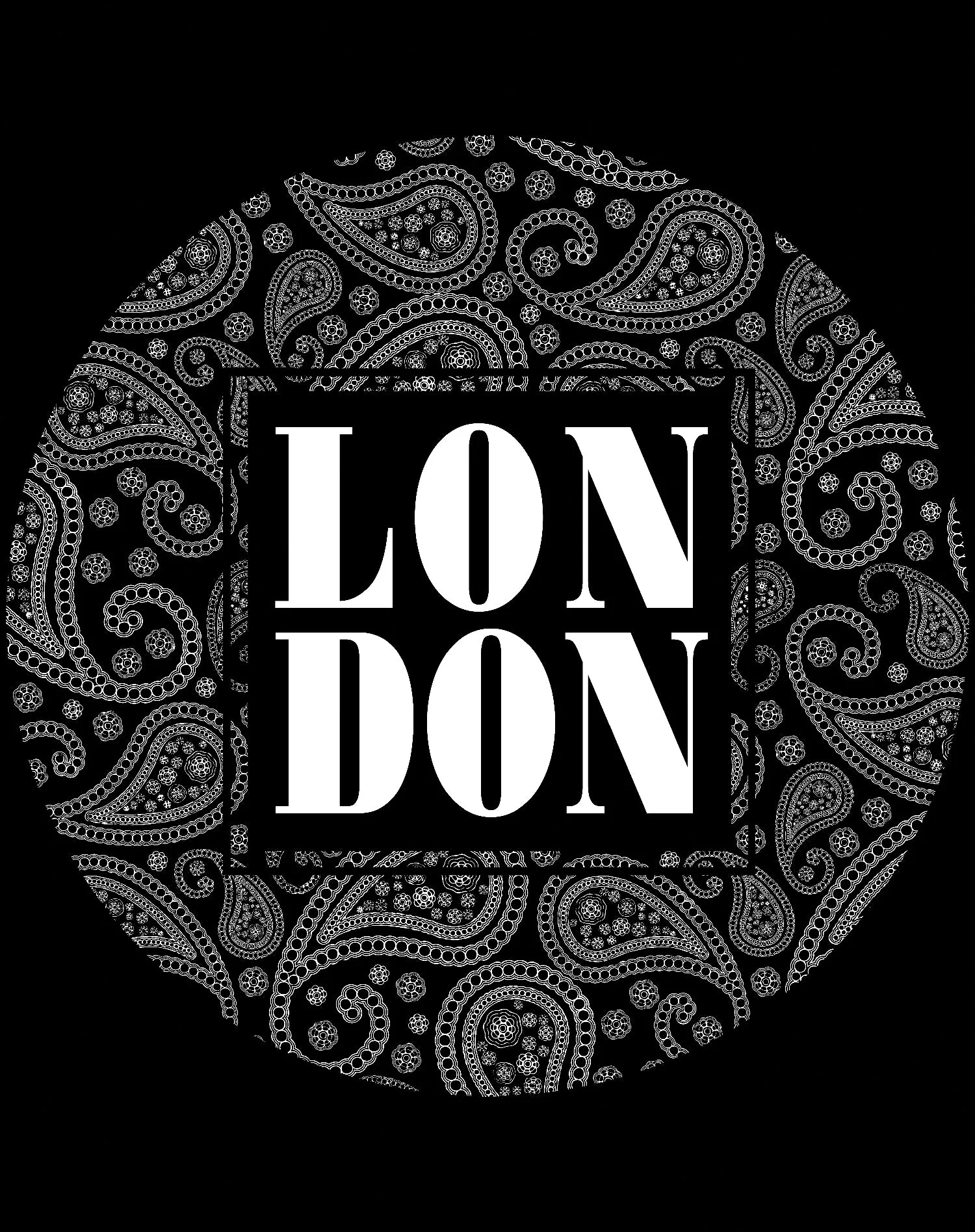 London Badge Pattern Paisley Official Tote Bag