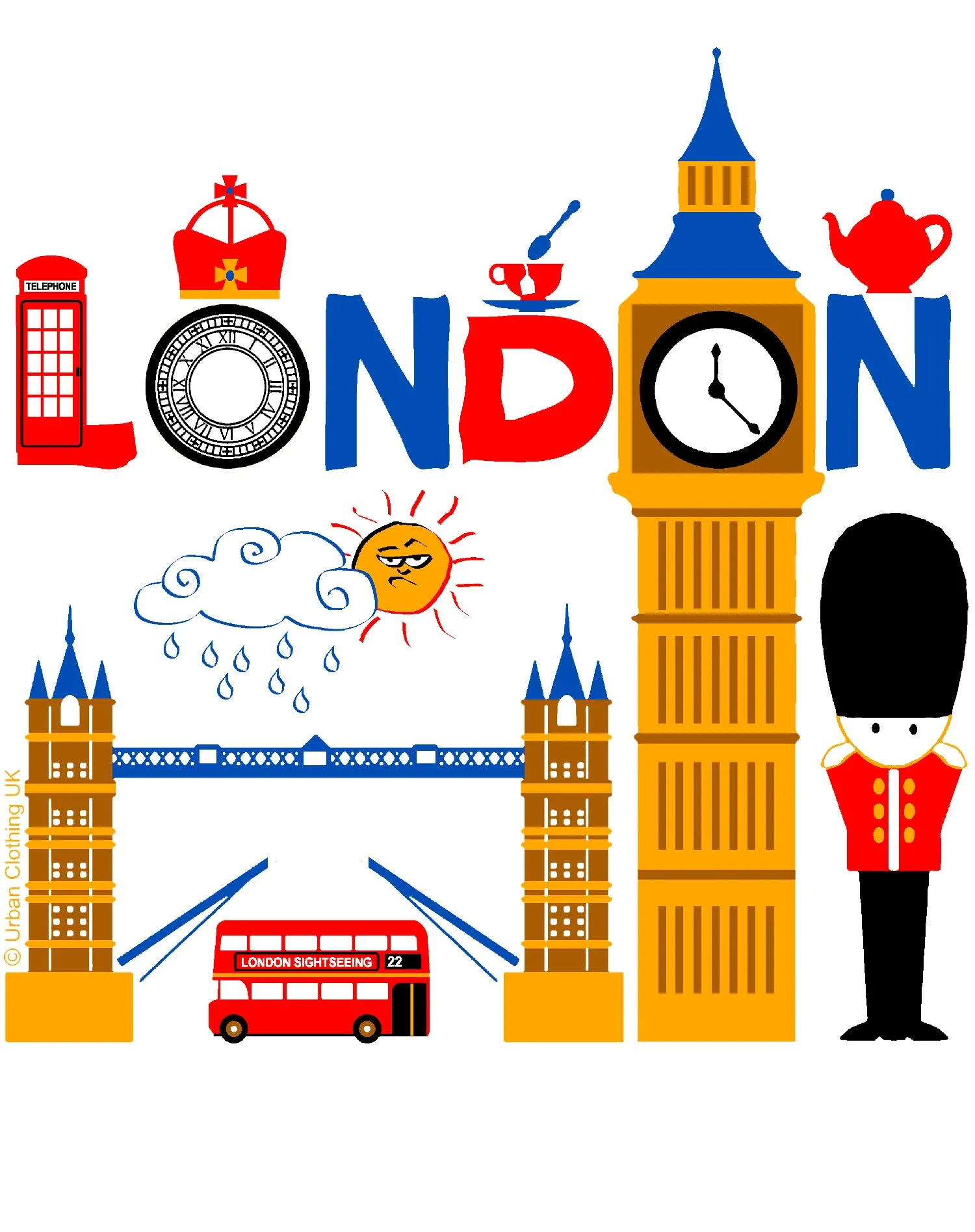 London Kids London Tea Time Official Tote Bag