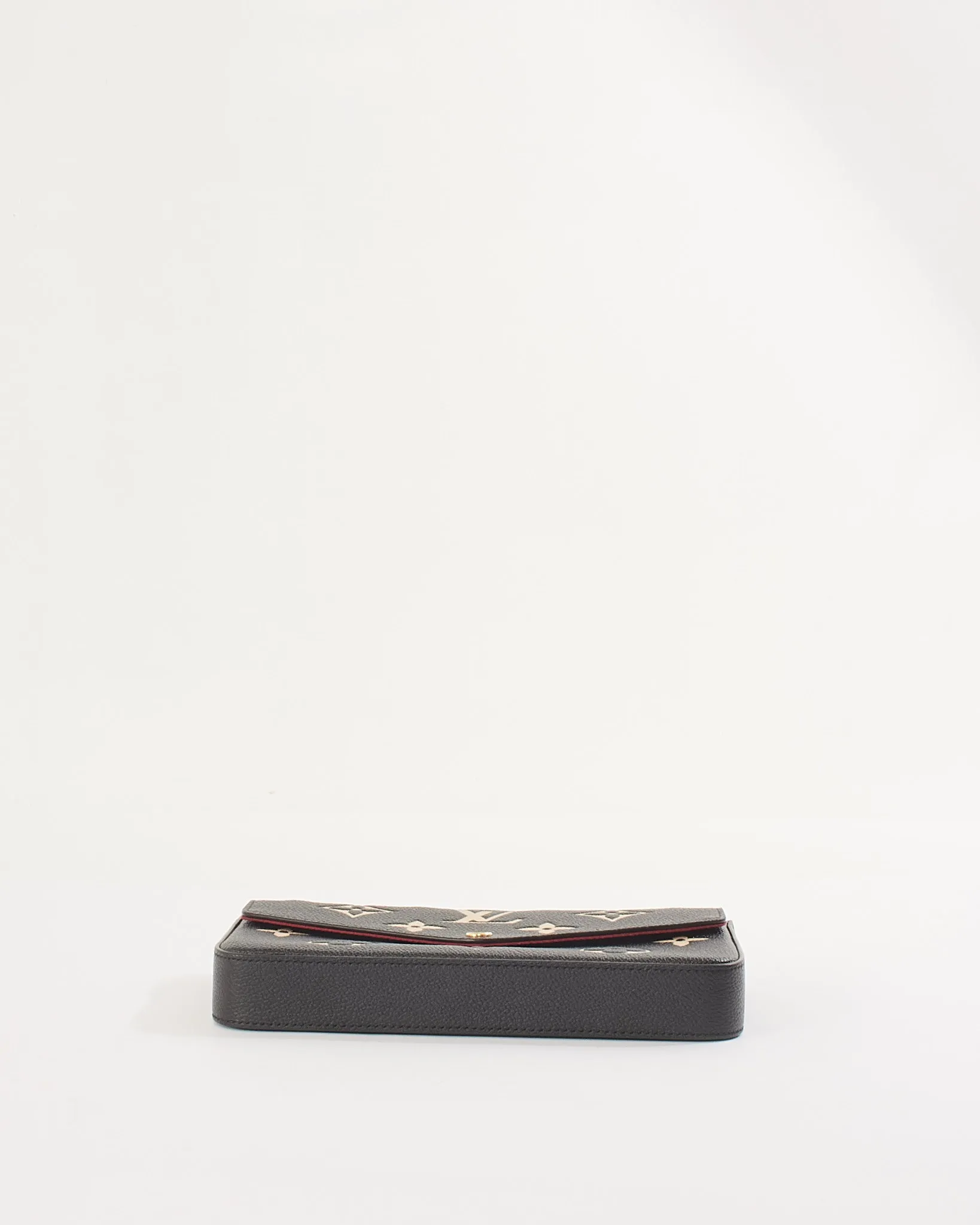 Louis Vuitton Bicolor Monogram Empreinte Leather Félicie Pochette Chain Bag