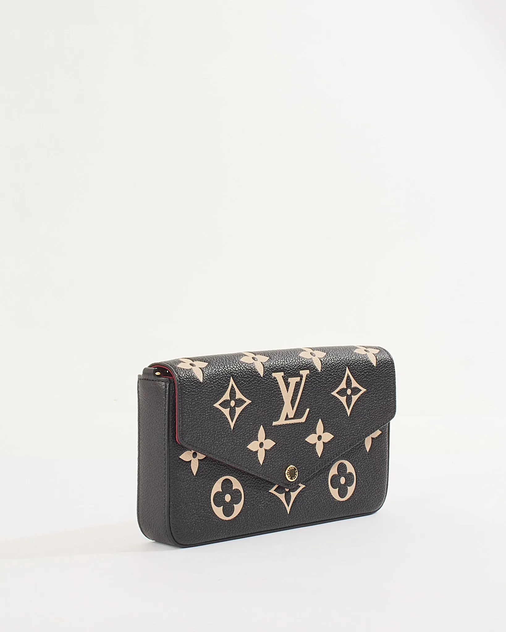 Louis Vuitton Bicolor Monogram Empreinte Leather Félicie Pochette Chain Bag