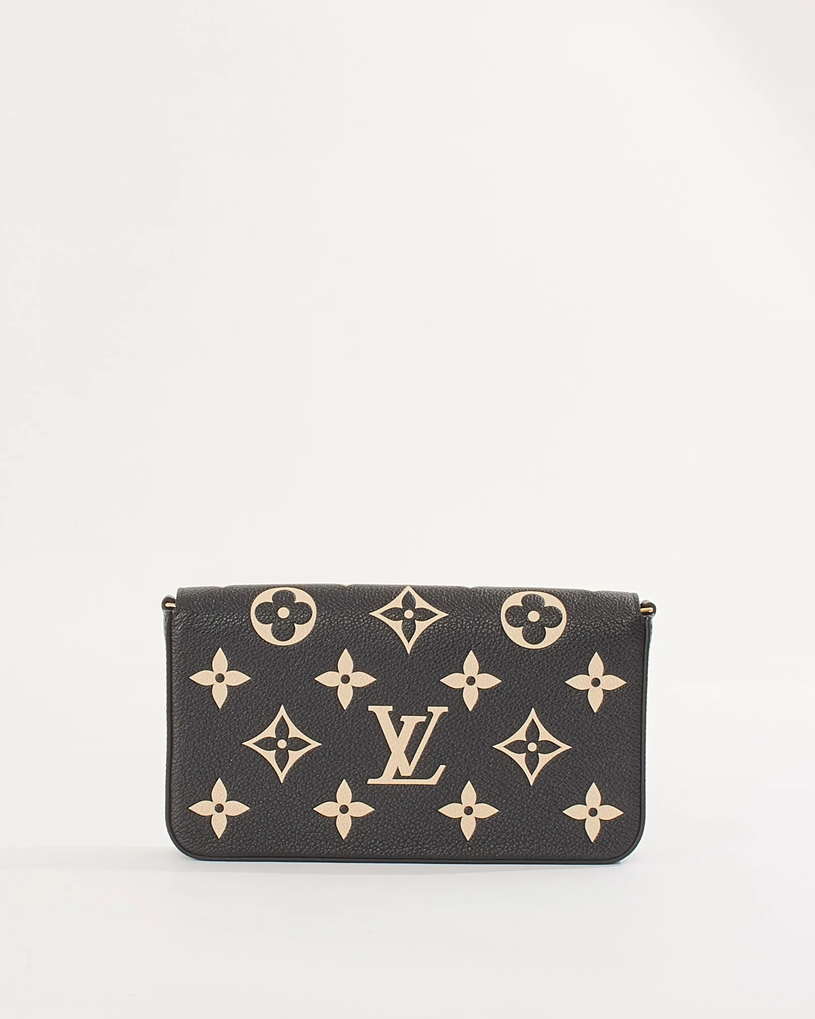 Louis Vuitton Bicolor Monogram Empreinte Leather Félicie Pochette Chain Bag