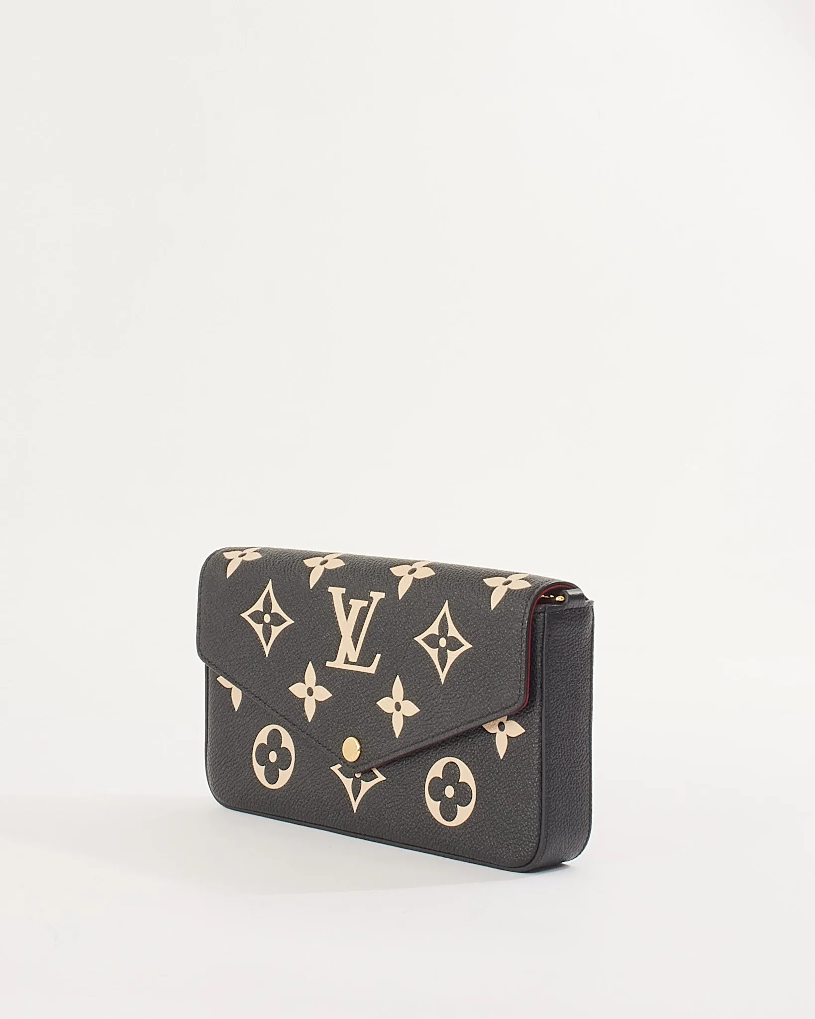 Louis Vuitton Bicolor Monogram Empreinte Leather Félicie Pochette Chain Bag