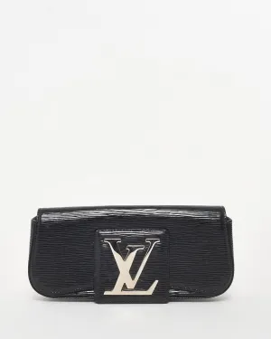 Louis Vuitton Black Electric Epi Vernis Leather Sobe Clutch Bag