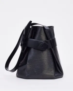 Louis Vuitton Black Epi Leather Sac Epaule 27 Bucket Bag