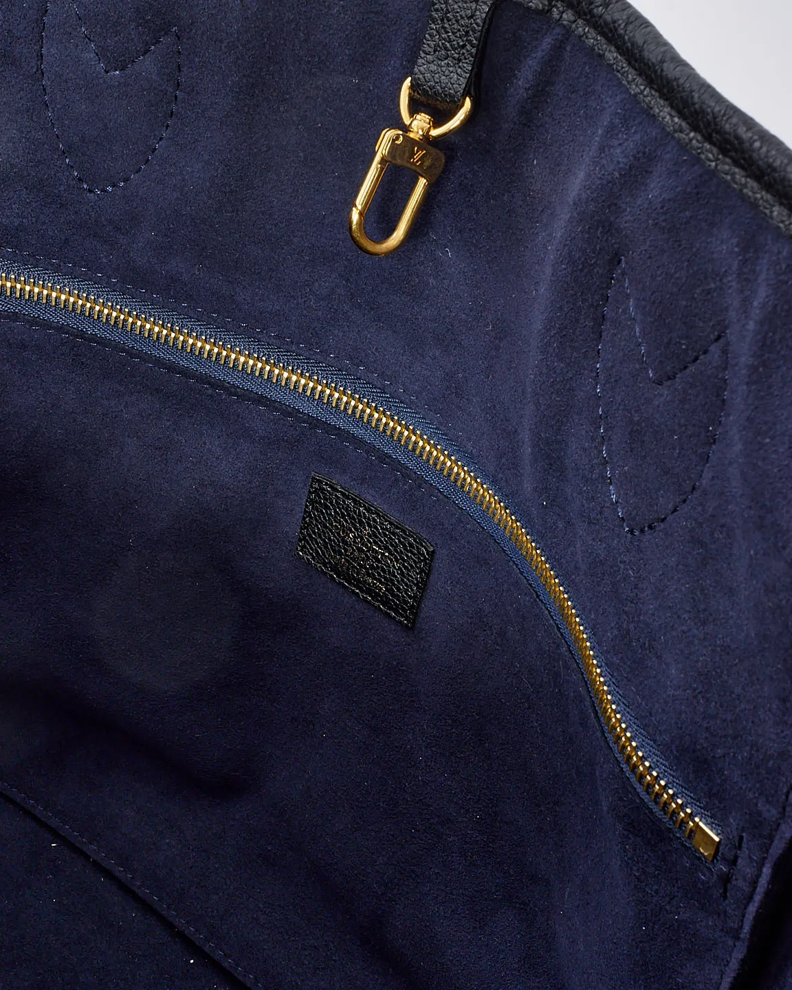 Louis Vuitton Black Monogram Empreinte Leather Giant Neverfull MM