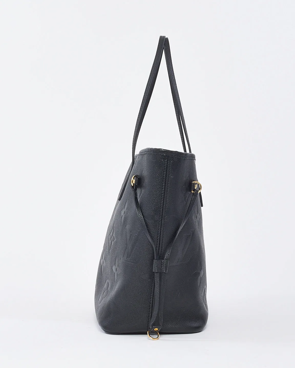 Louis Vuitton Black Monogram Empreinte Leather Giant Neverfull MM