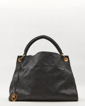 Louis Vuitton Bleu Infini Empreinte Monogram Leather Artsy MM Shoulder Bag