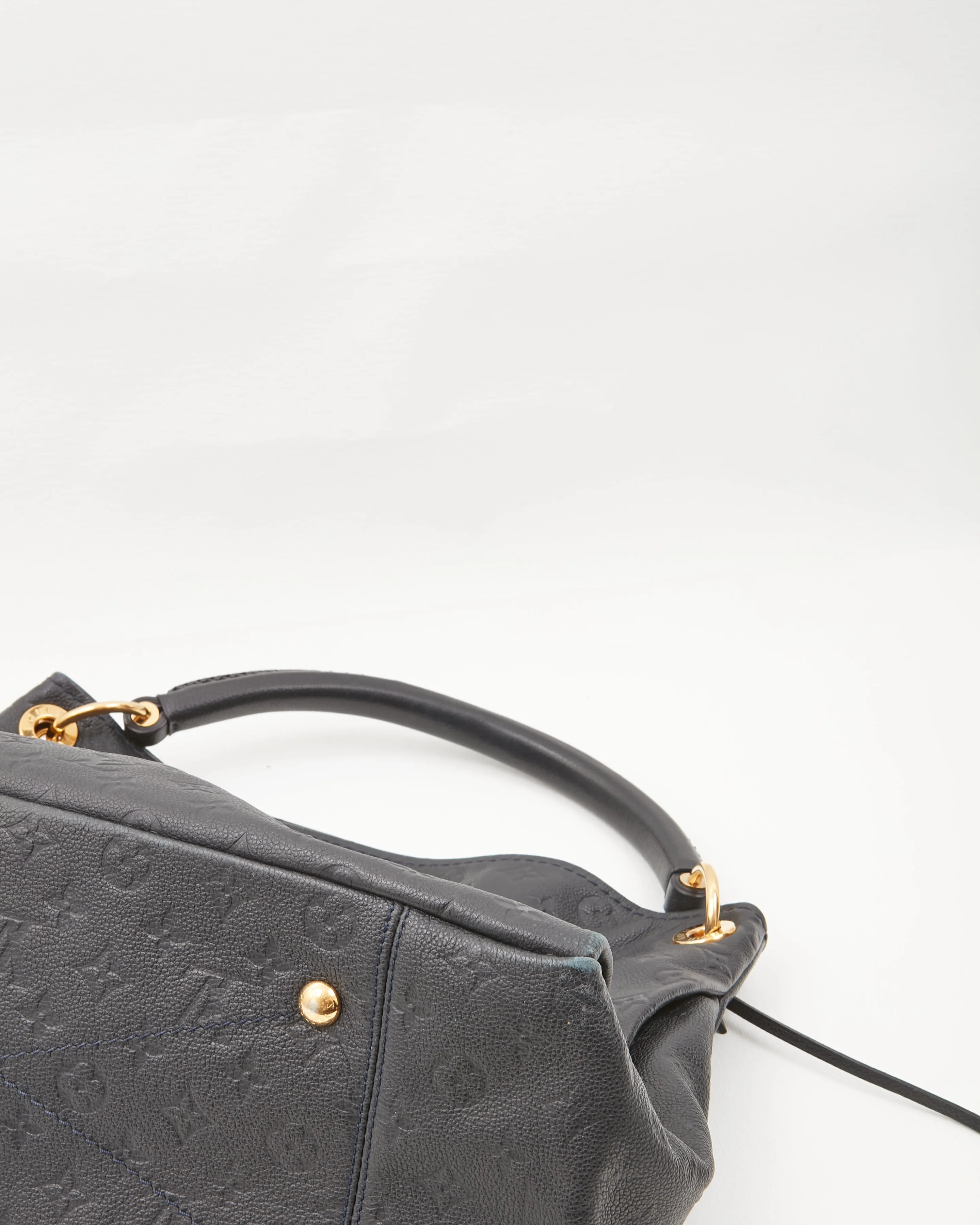 Louis Vuitton Bleu Infini Empreinte Monogram Leather Artsy MM Shoulder Bag