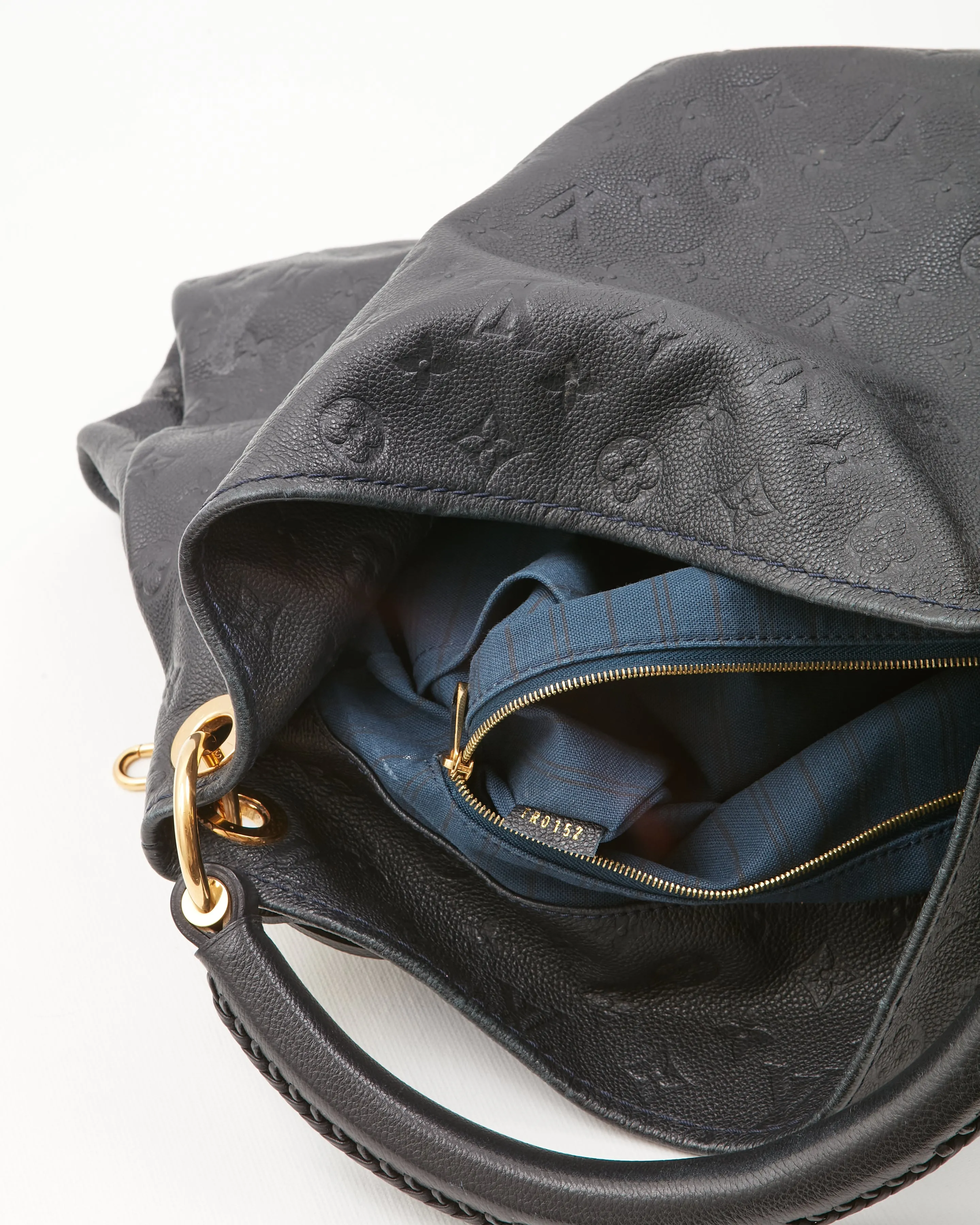 Louis Vuitton Bleu Infini Empreinte Monogram Leather Artsy MM Shoulder Bag