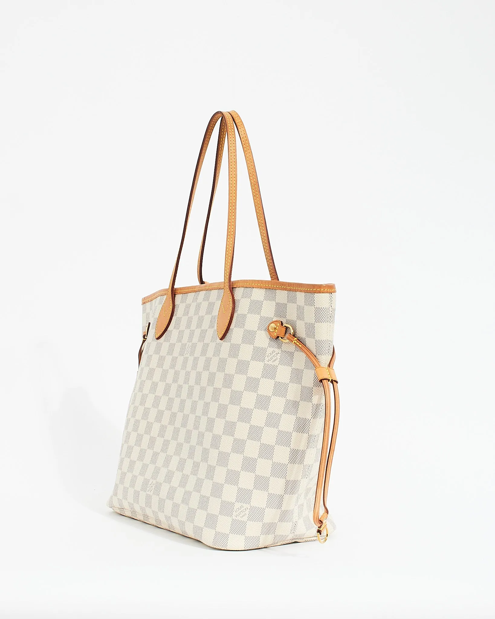 Louis Vuitton Damier Azur Neverfull MM with Pouch