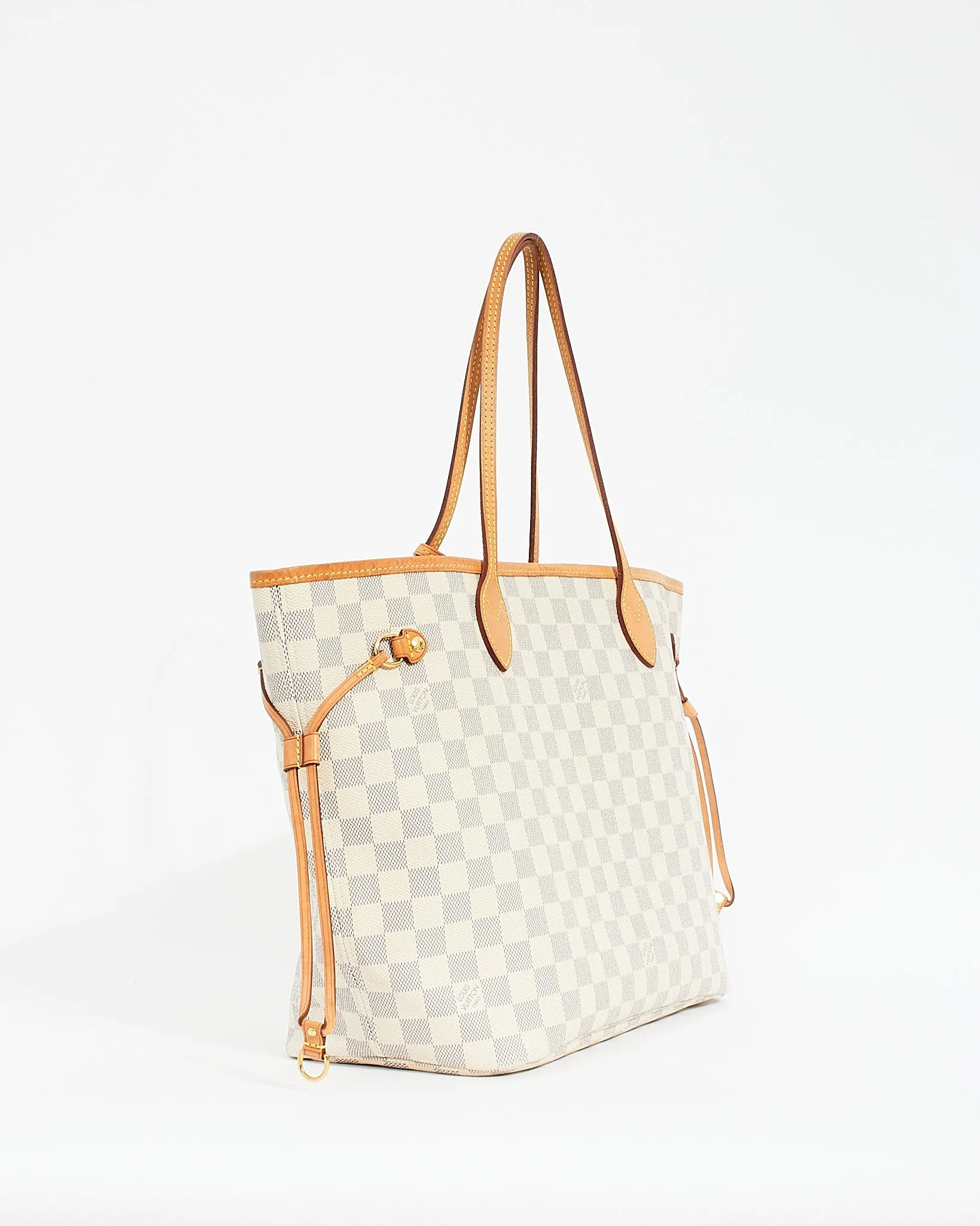 Louis Vuitton Damier Azur Neverfull MM with Pouch