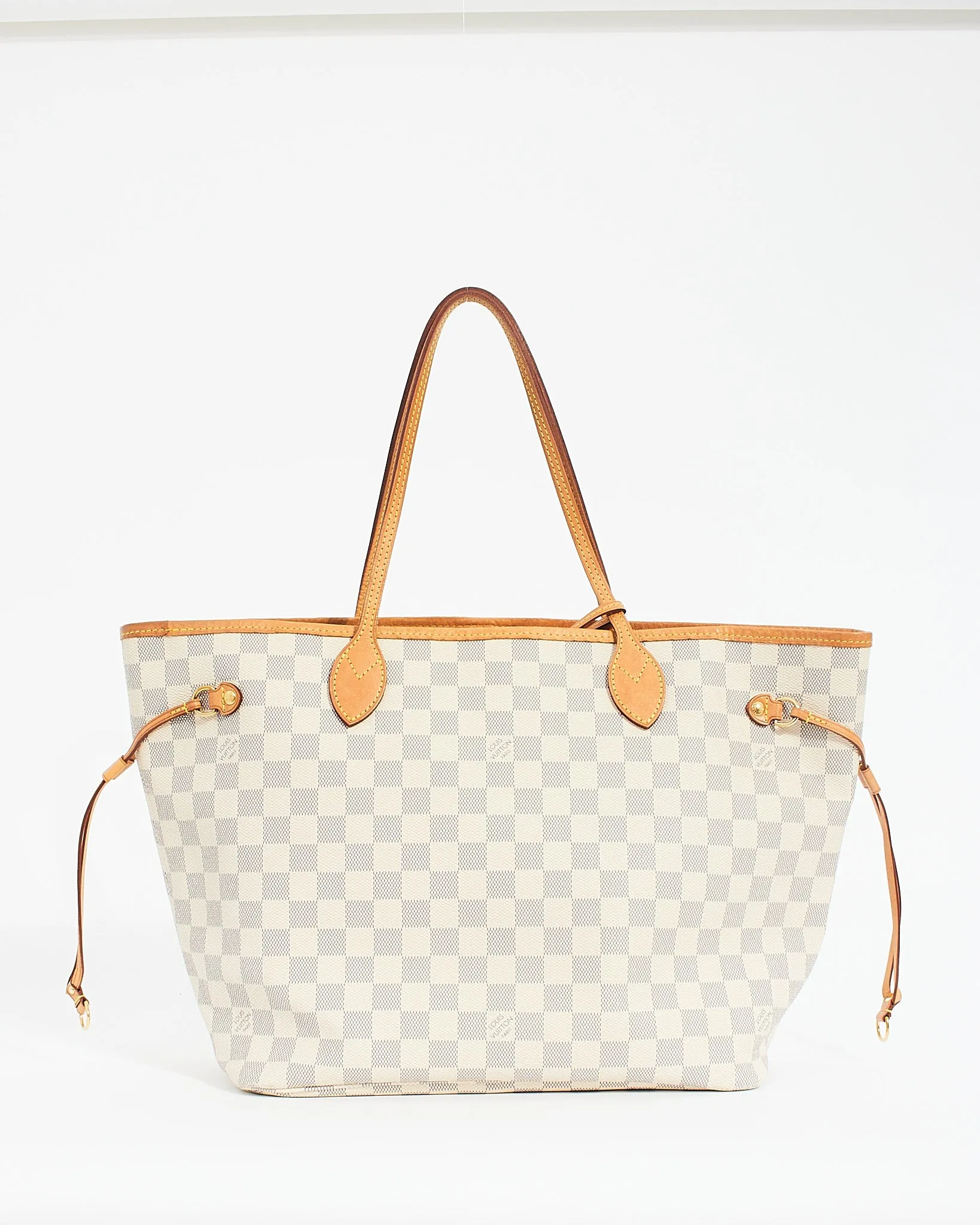 Louis Vuitton Damier Azur Neverfull MM with Pouch