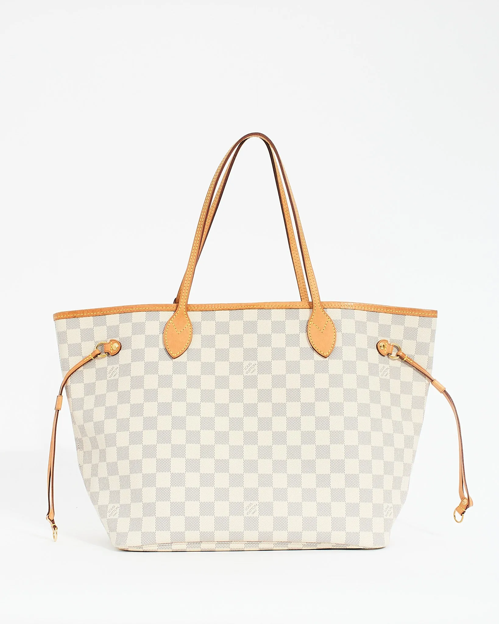 Louis Vuitton Damier Azur Neverfull MM with Pouch