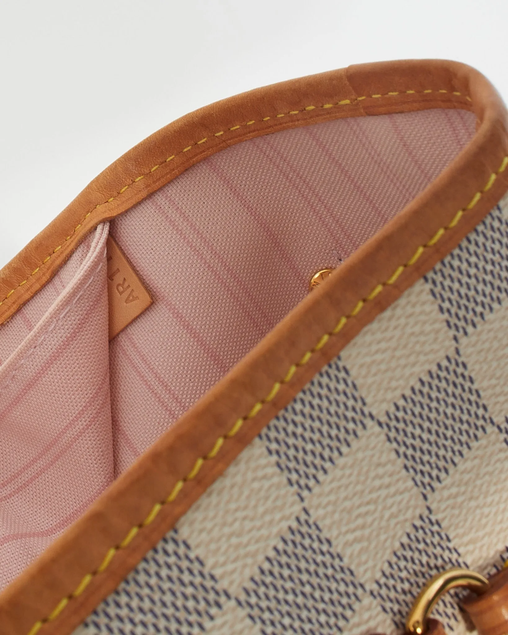 Louis Vuitton Damier Azur Neverfull MM with Pouch