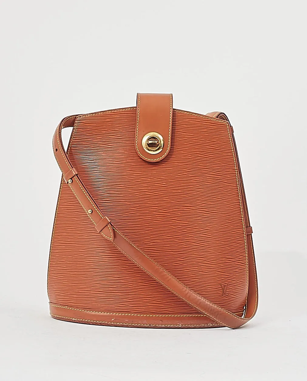 Louis Vuitton Epi Tan Leather Cluny Shoulder Bag