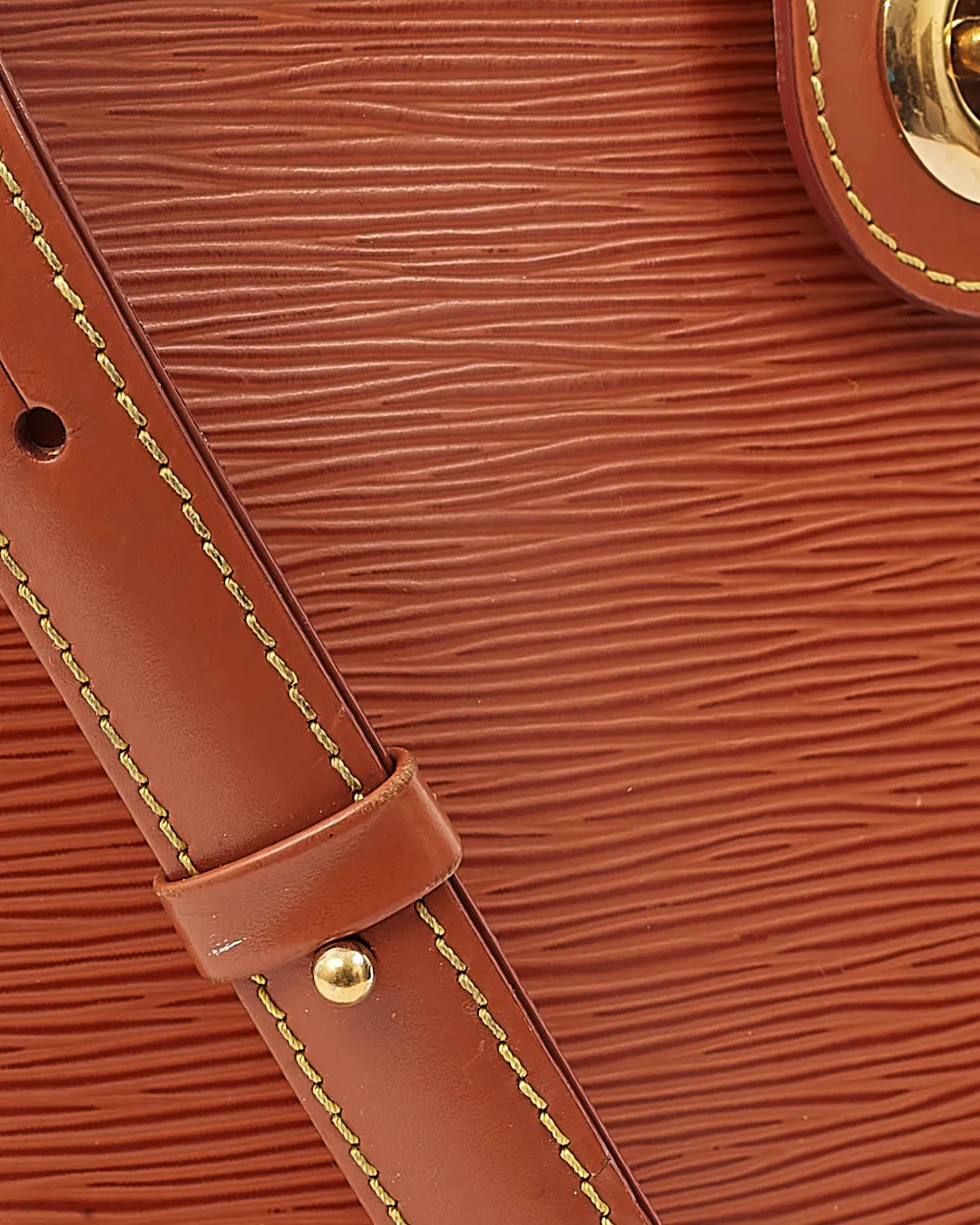 Louis Vuitton Epi Tan Leather Cluny Shoulder Bag