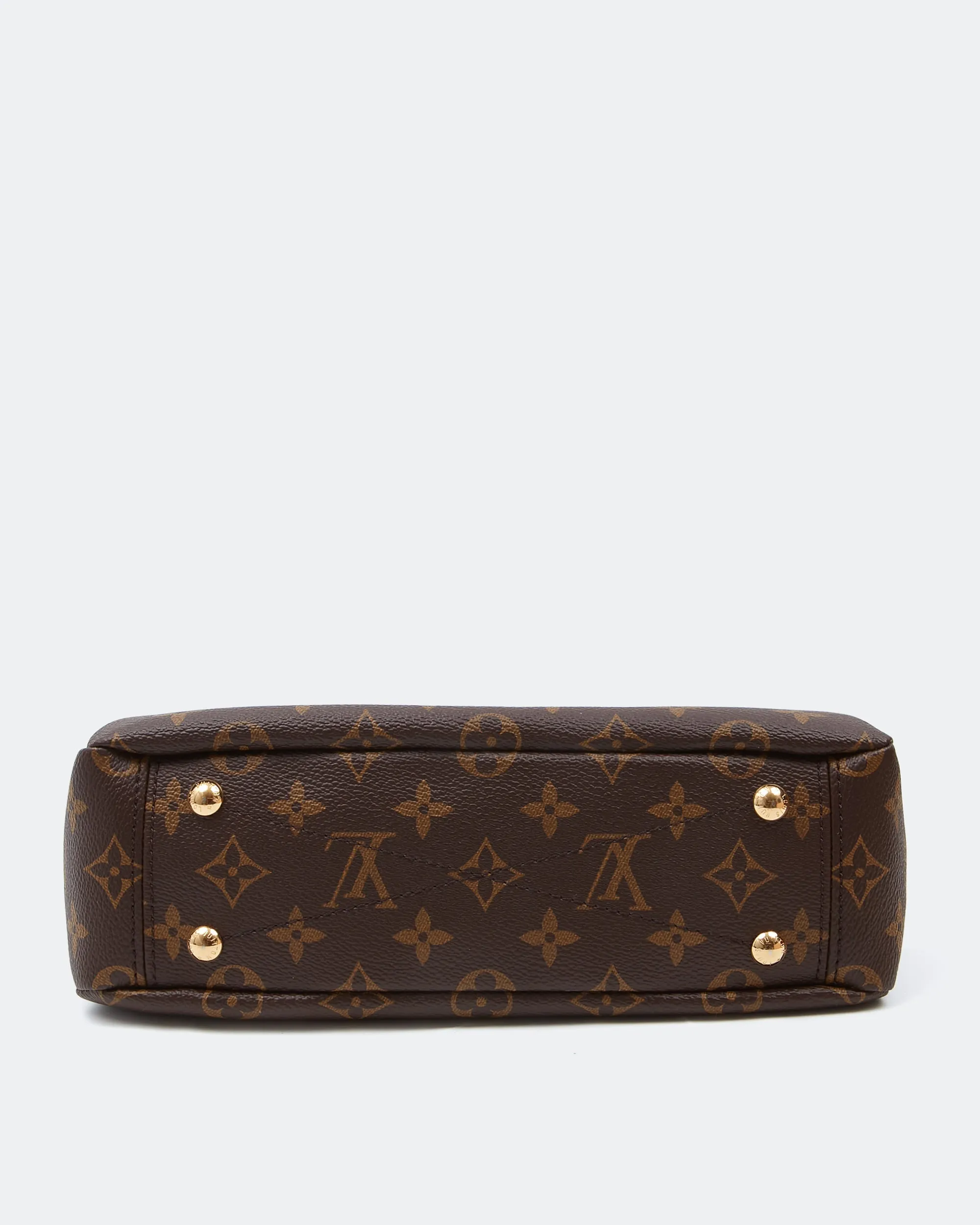 Louis Vuitton Monogram Canvas & Red Leather Pallas BB Bag