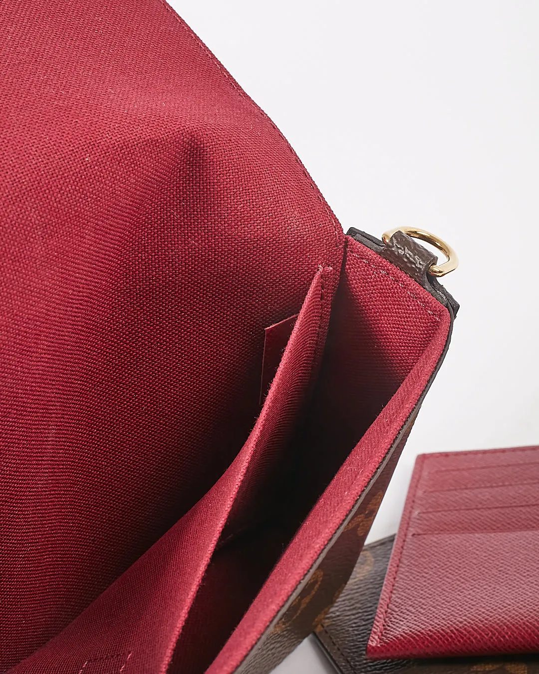 Louis Vuitton Monogram Canvas Pochette Felicie Wallet NO CHAIN