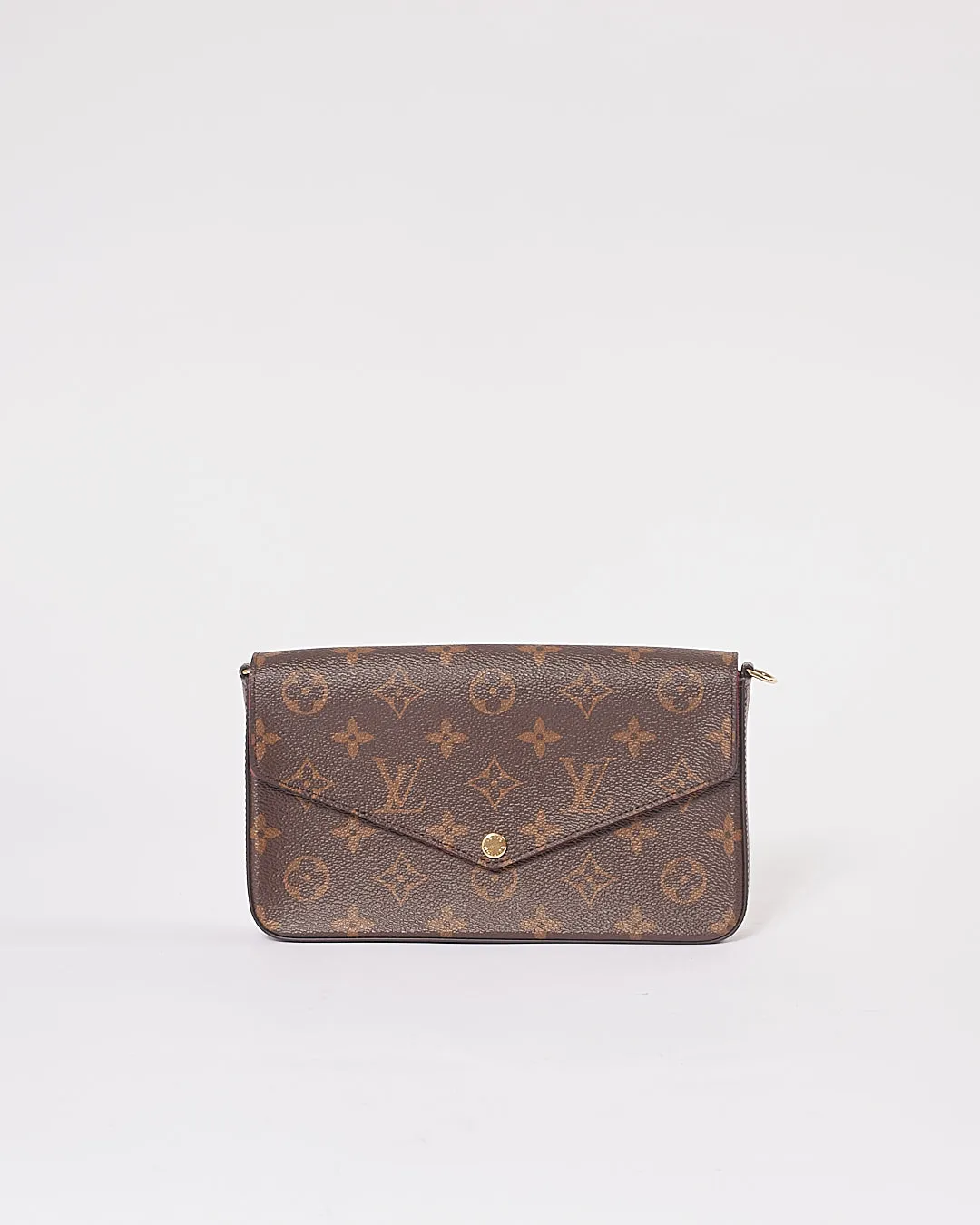 Louis Vuitton Monogram Canvas Pochette Felicie Wallet NO CHAIN