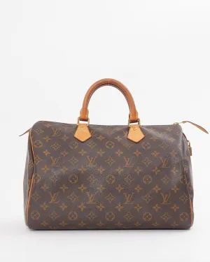Louis Vuitton Monogram Canvas Speedy 35