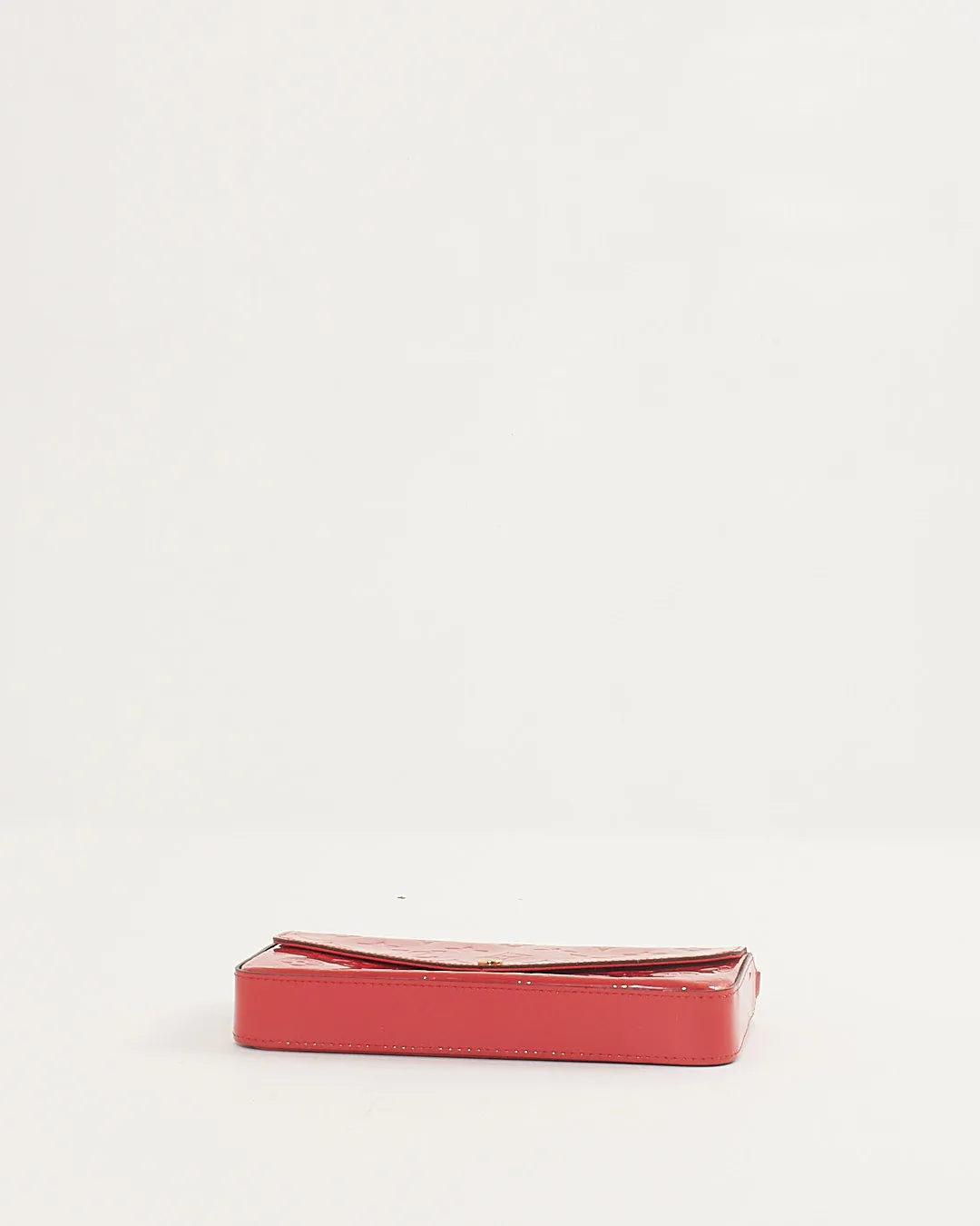 Louis Vuitton Red/Pink (Framboise) Monogram Vernis Felicie Pochette Bag