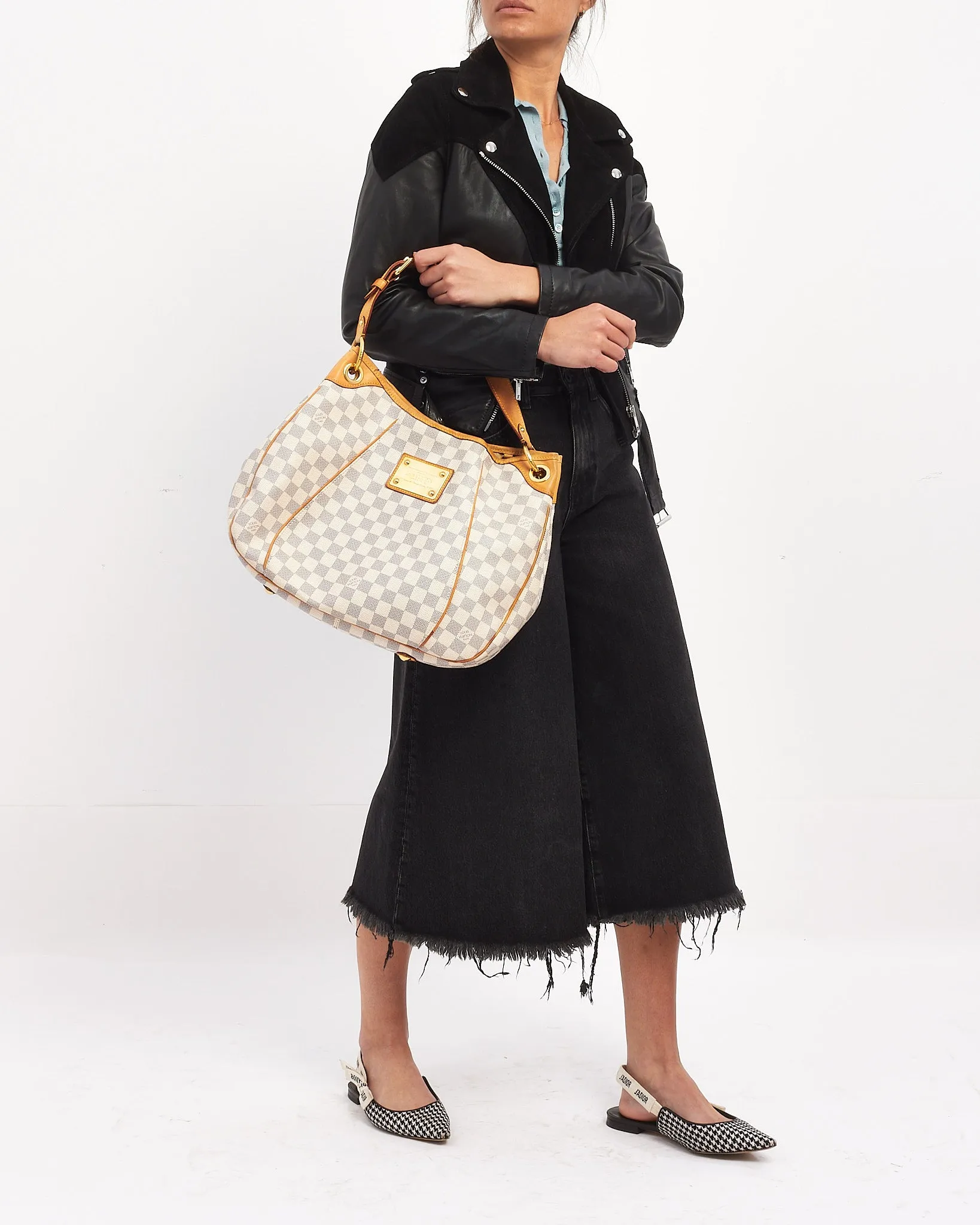 Louis Vutton Damier Azur Canvas Galleria PM Bag