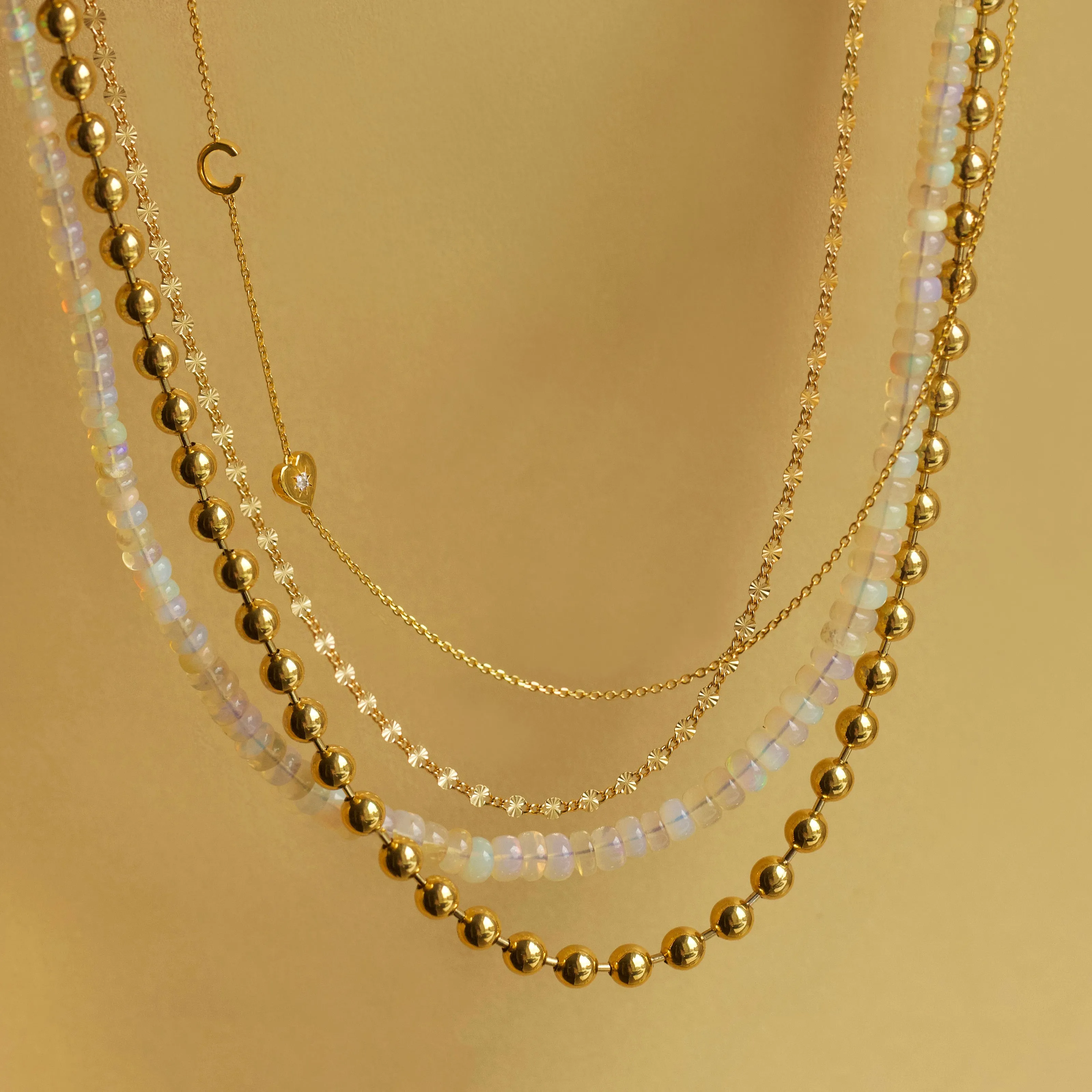 Louise Thompson Lucky Opal Beaded Necklace