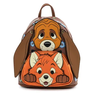 Loungefly Disney Fox and the Hound Tod and Copper Mini Backpack DEFECTIVES