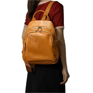 Luxury Designer Leather Backpack for Women Travel School Bag
