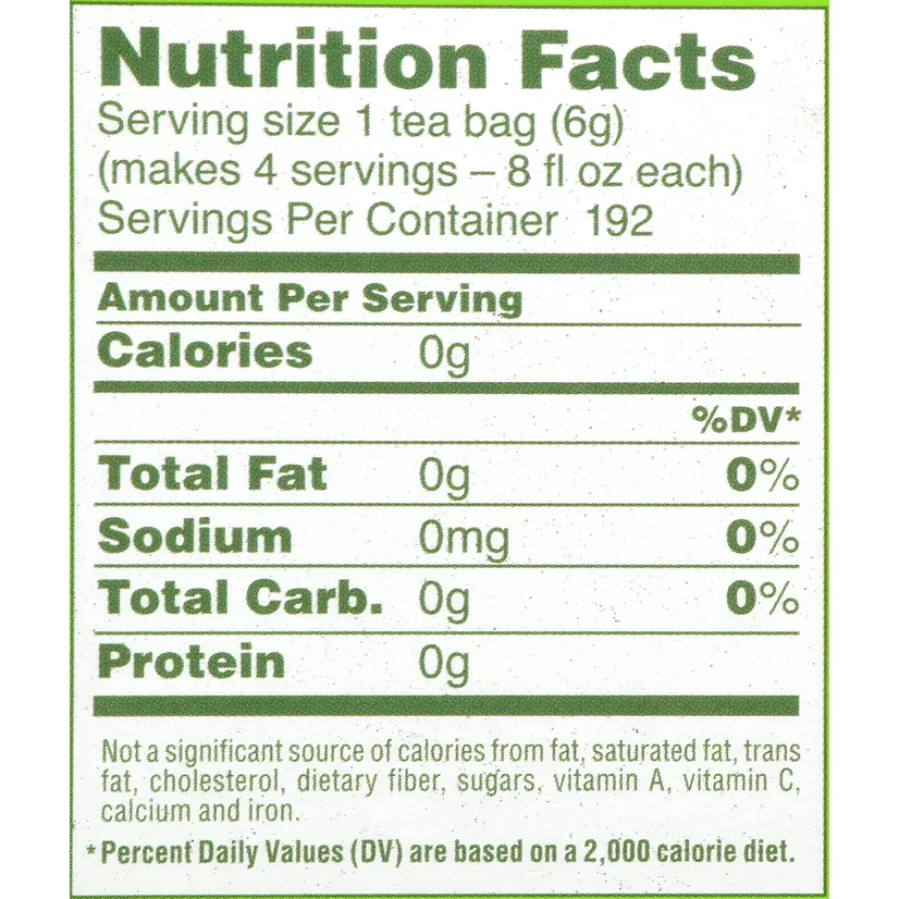 Luzianne, Decaffeinated, Black Iced Tea, Caffeine Free Tea Bags, 48 Count NEW