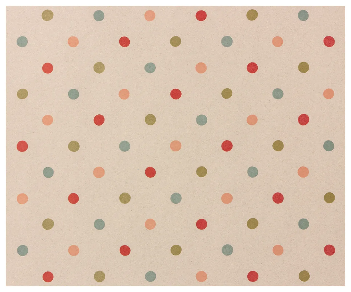 Maileg Gift Wrap Roll - Multi Dots