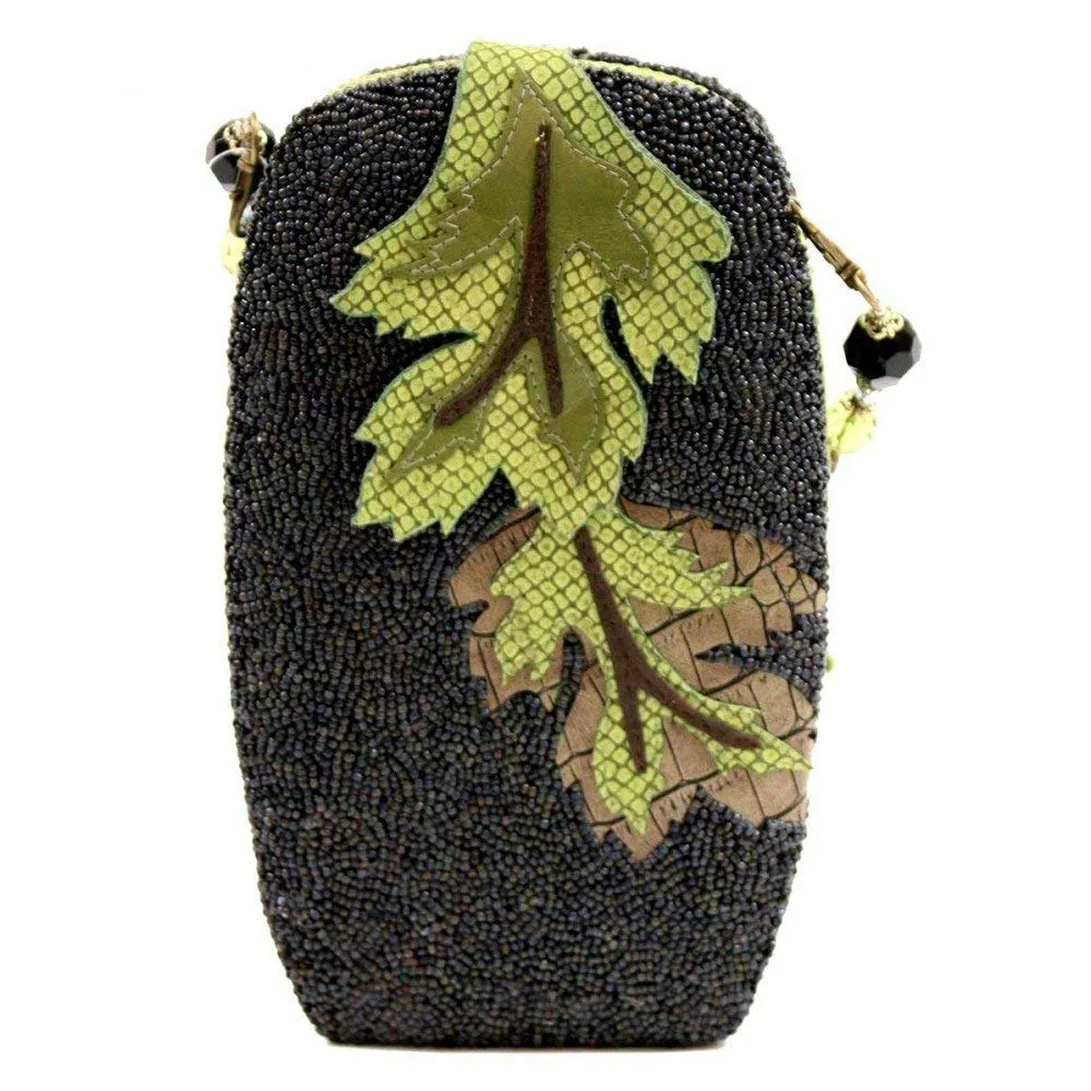 Mary Frances Chatterbox Bird Parrot Green Special Beaded Bag Handbag Purse NEW