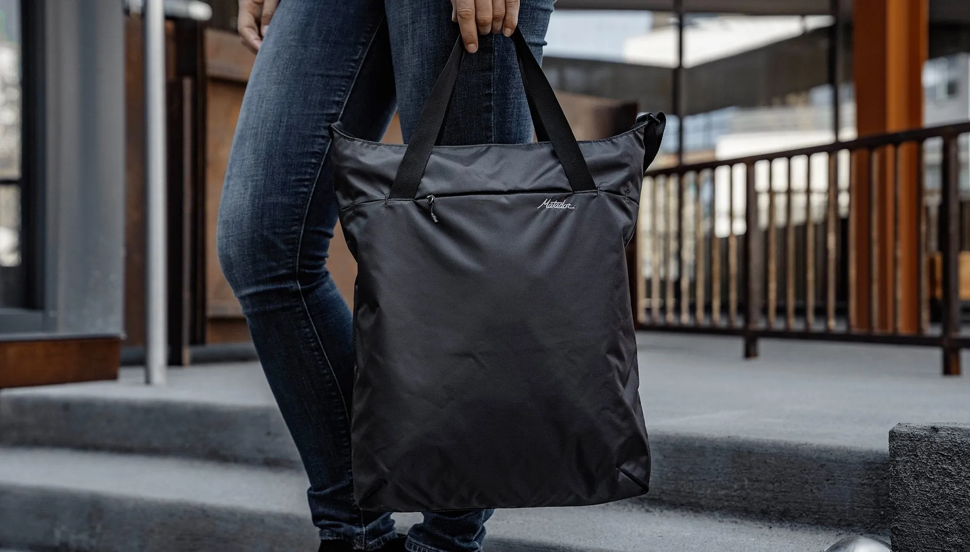 Matador On-Grid Packable Tote - Black
