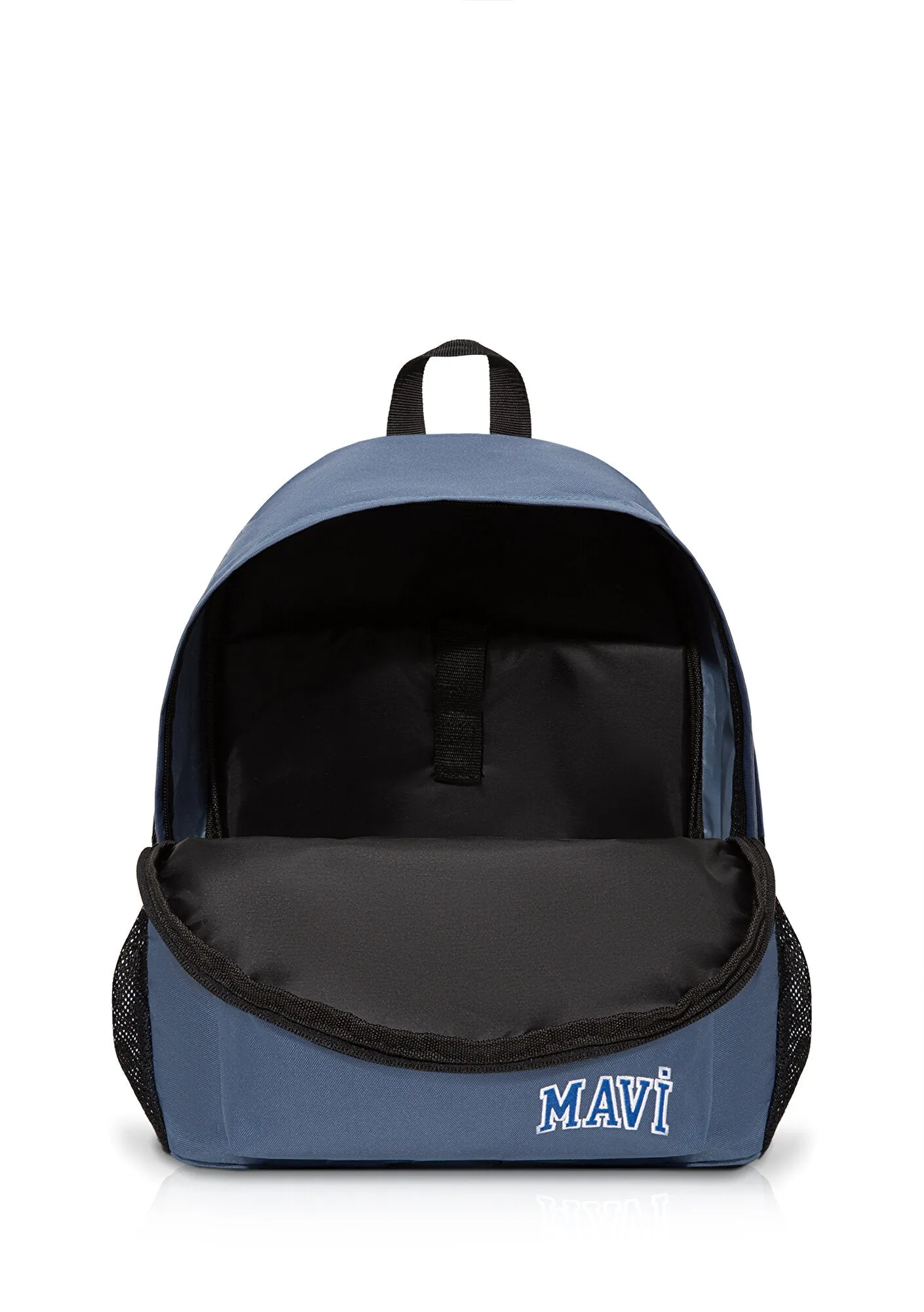 Mavi Logo Printed Blue Backpack
