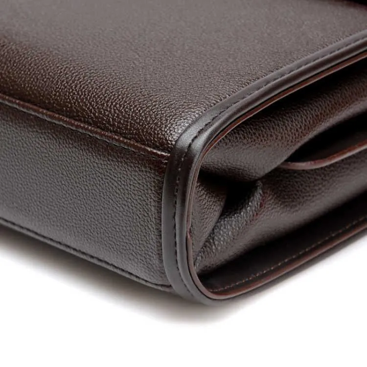 Men Briefcase Leather Laptop Bags Men Business Shoulder Bags for Male Office Men Briefcase Casual