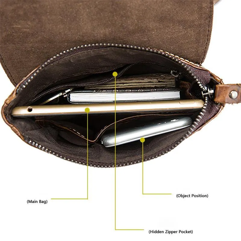 Men's Classic Alligator Pattern Multifunctional Crossbody Bags