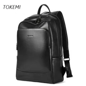 Men's Genuine Leather Backpack..