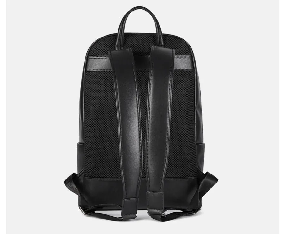 Men's Genuine Leather Backpack..