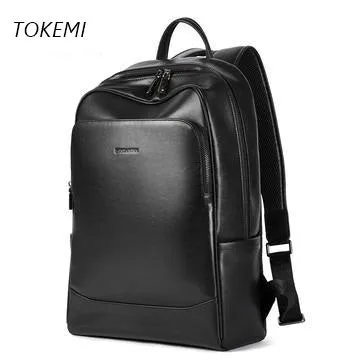 Men's Genuine Leather Backpack..