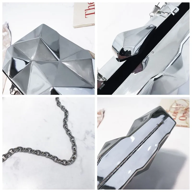 Metal Rock Evening Bag