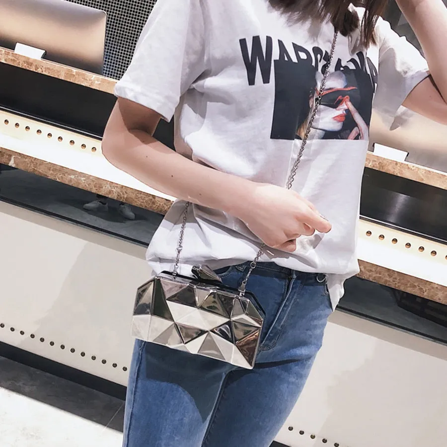 Metal Rock Evening Bag