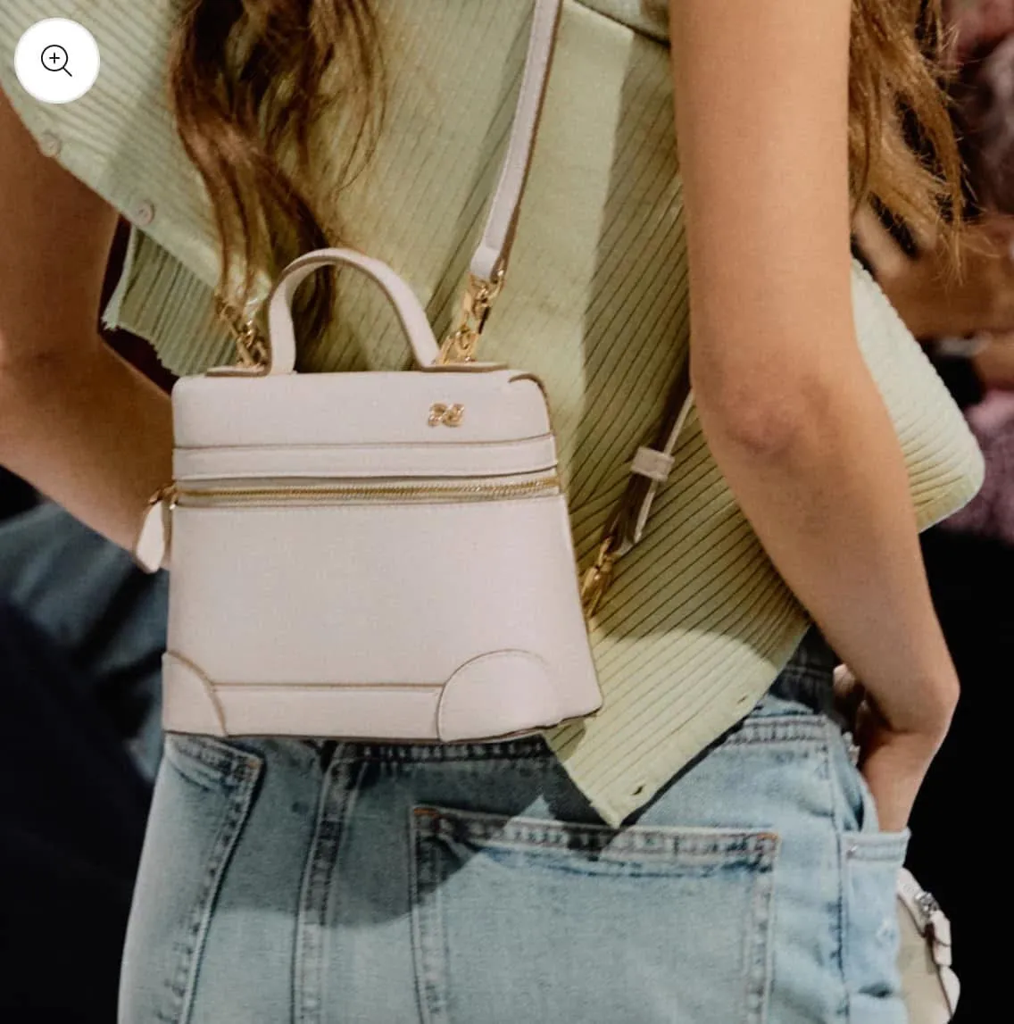 Mini Kate Backpack Tan Taupe PU