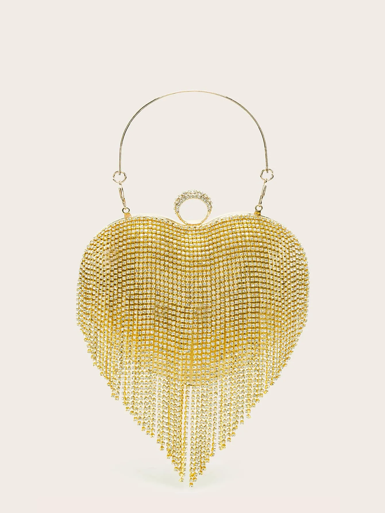 Mini Rhinestone Decor Chain Evening Bag