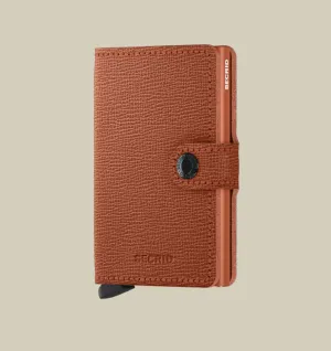 Miniwallet in Crisple Pumpkin