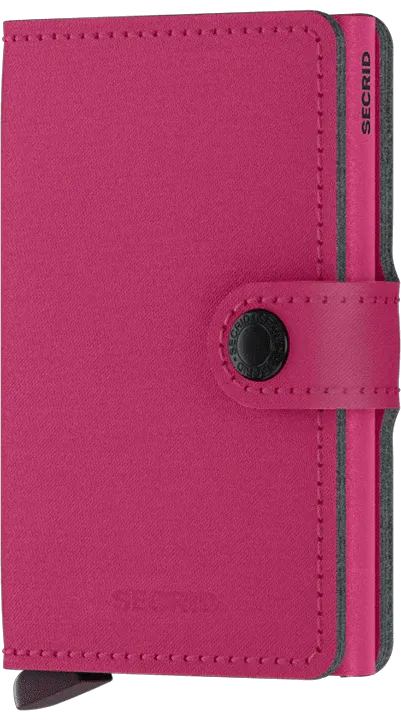 Miniwallet in Yard Powder Fuchsia