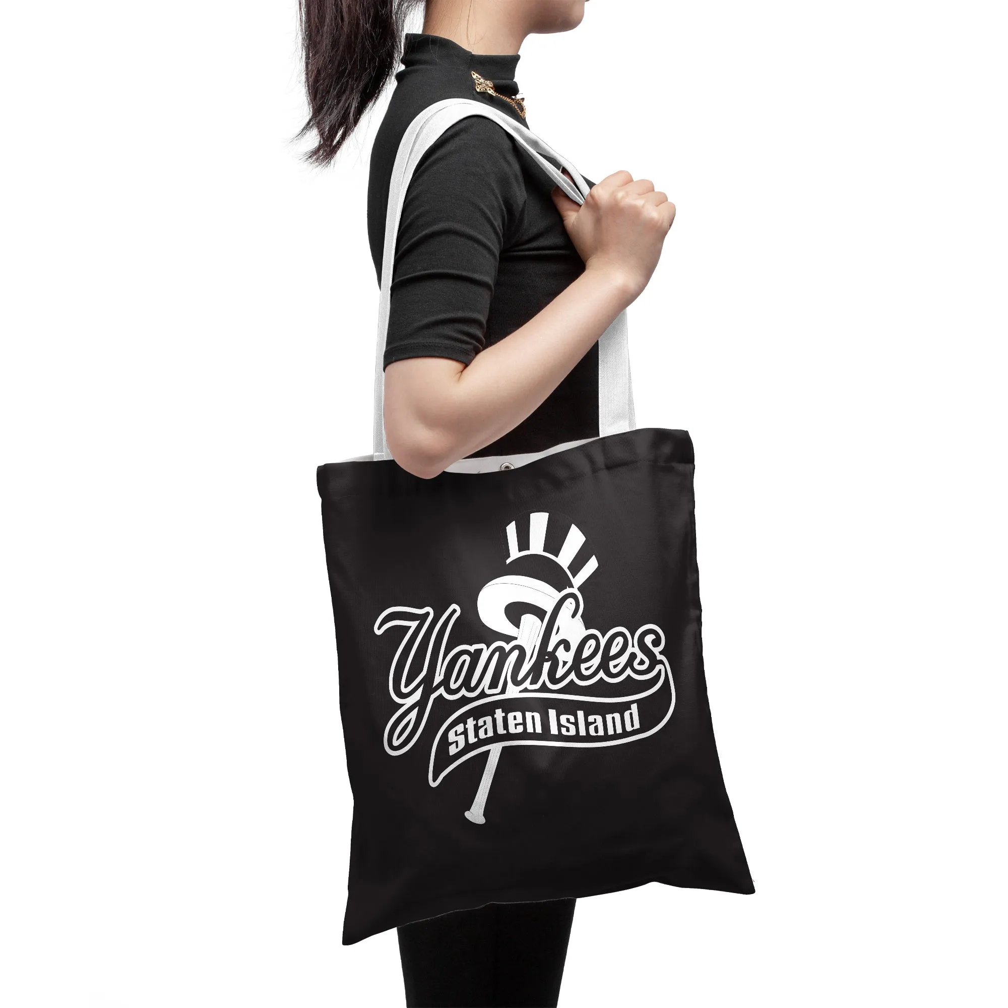 MLB New York Yankees Team Pride Polyester Canvas Tote Bag - Durable and Stylish