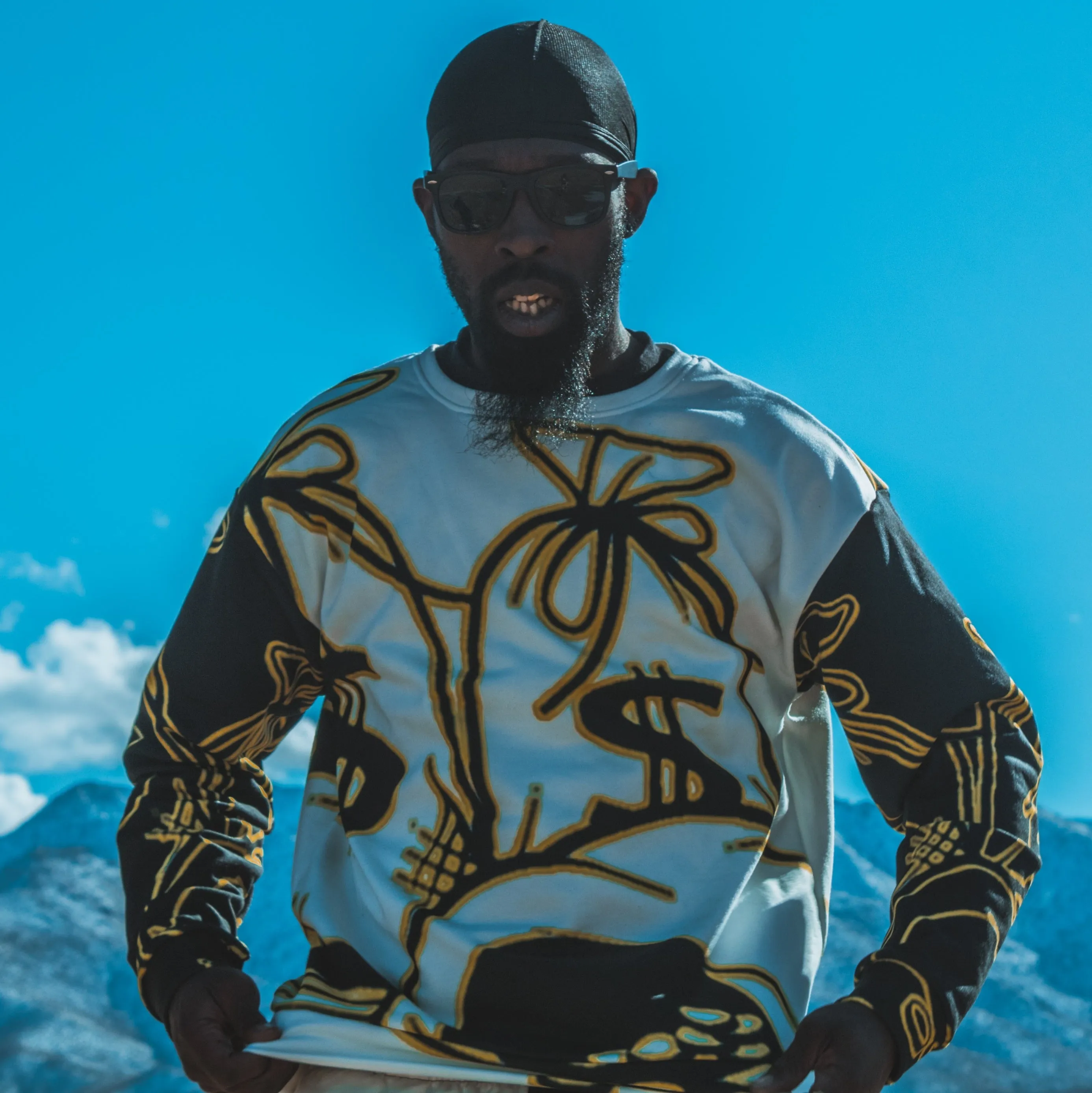 Money Bags Sweatshirt - White & Black