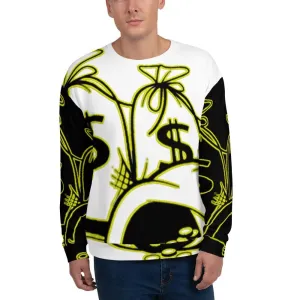 Money Bags Sweatshirt - White & Black