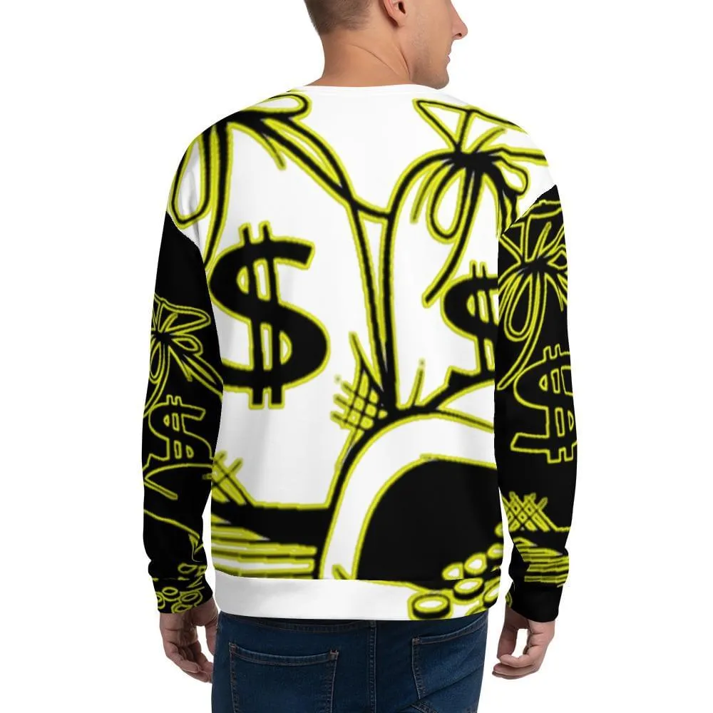 Money Bags Sweatshirt - White & Black