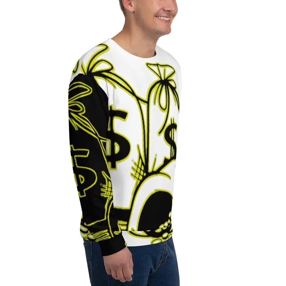 Money Bags Sweatshirt - White & Black